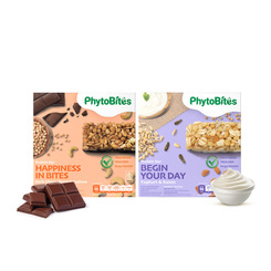 PhytoBites Protein Bar - Yoghurt & Raisin/Dark Choco Peanut Cashew